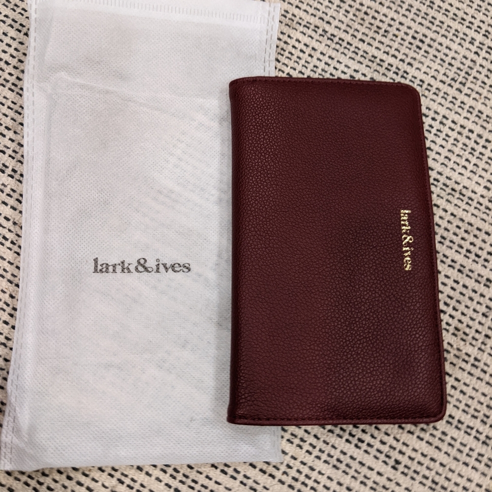 Lark & Ives vegan leather wallet